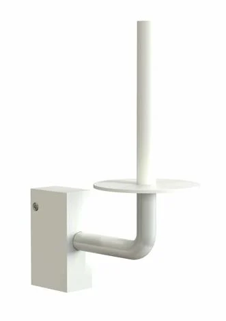 Frost Quadra Reservepapirholder, Hvit