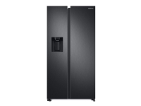 Samsung RS68A8531B1 - Køleskab/fryser - side-by-side med vanddispenser, isdispenser - bredde: 91.2 cm - dybde: 71.6 cm - højde: 178 cm - 634 liter - Klasse E - grafiti stål