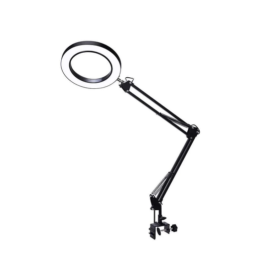 Forstørrelsesglas med LED-lampe