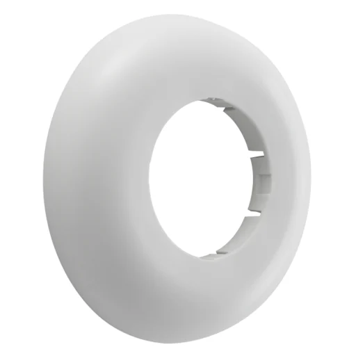 40 mm Rose hvit PP høyde 15 mm Geberit