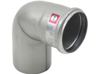 Blücher bøjn.87.5gr.75mm - m.O-ring RF AISI 304.Alm RF stål