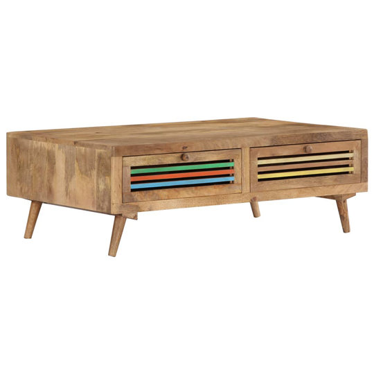 vidaXL sofabord 100x60x30 cm massivt mangotræ