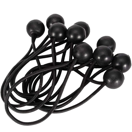 10x elastiksnore med bolde