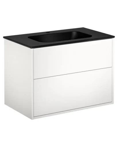 Gustavsberg Artic møbelpakke, 80x46,5 cm, hvit/sort