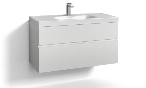 Svedbergs Forma/Deep Møbelpakke 101x56x47 cm m/skuffer & integrert håndtak, Hvit