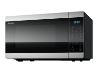 Sharp YC-MG81E-S - Mikrobølgeovn med grill - 28 liter - 900 W - sølv/sort