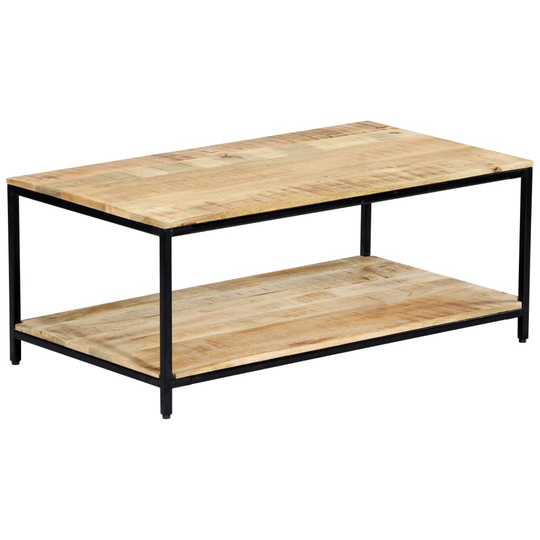 vidaXL sofabord 110 x 60 x 45 cm massivt mangotræ