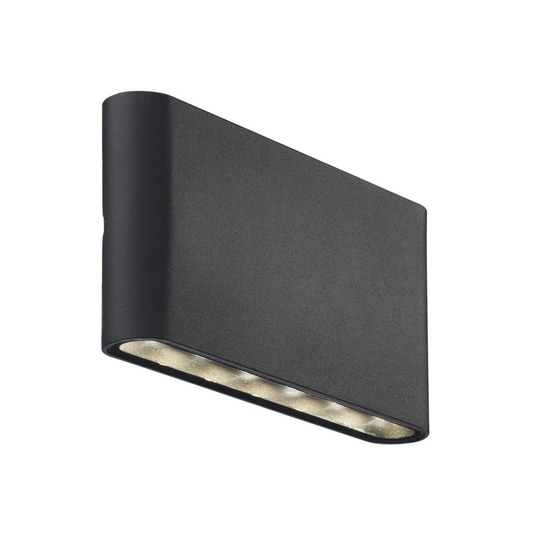 Kinver outdoor wall light LED (sort)