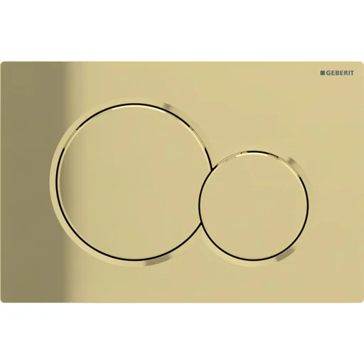 Geberit Sigma01 betjeningsplate, galvanisert messing