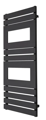 TVS Plano Håndkletørker t/Sentral-/Fjernvarme 1290x520 mm, Sort