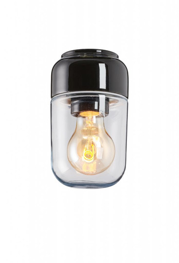 Ohm 17cm (clear glass) (Sort)