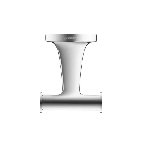 Duravit Starck T Dobbel håndklekrok, Krom