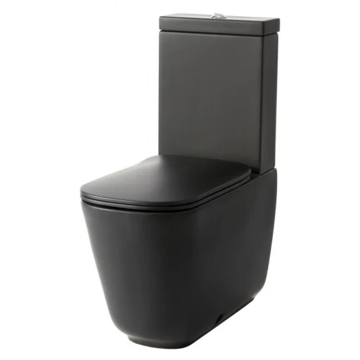 lavabo Tribeca back-to-wall toalett, sort matt