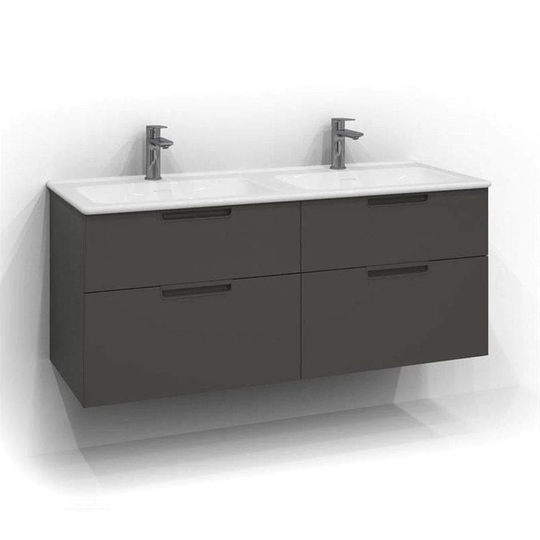 Svedbergs Forma Dekor Servantskap 120cm Dobbel / 45cm Skifergrå