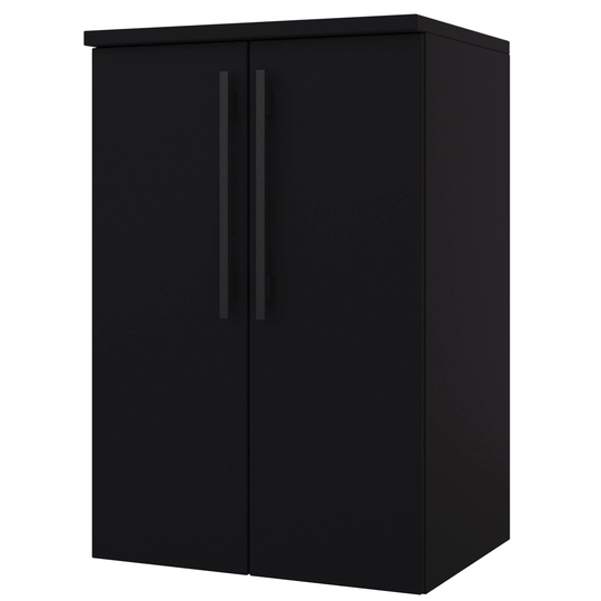Linn Bad Ingrid Sideskap (Kommode) Svart Matt / 60cm 2 Dører