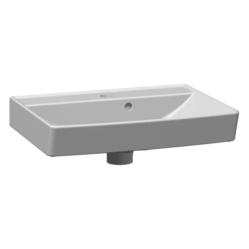 Dansani Mido+ Capella servant, 52x40,5 cm, matt hvit