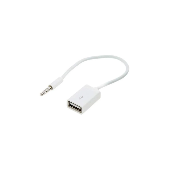 3.5mm Aux-han til USB-hun adapterkabel