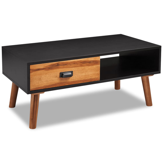 vidaXL sofabord 90x50x40 cm massivt akacietræ