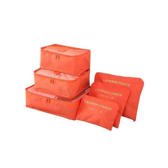 Organiseringssæt til Rejsetasker - Orange