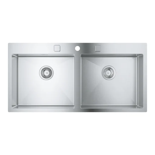 Grohe K800 dobbel kjøkkenvask 102,4x51 cm, rustfritt stål
