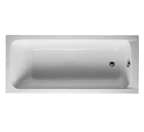 Duravit D-Code Komplet Badekar m/Rygglene, t/Innbygning 170x70 cm (avløp i fotenden)