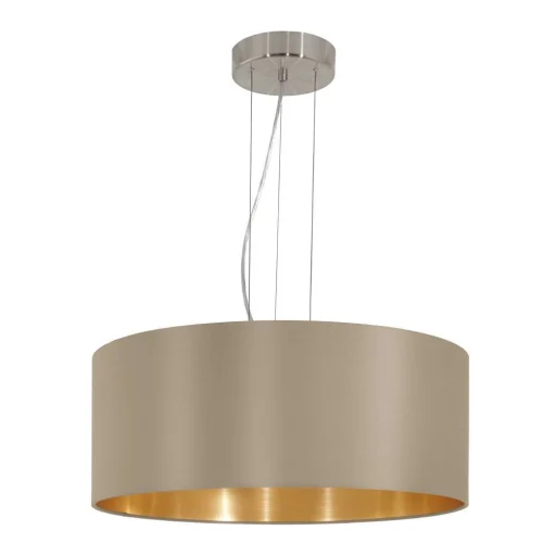 Maserlo anheng Ø530 taupe/gull, E27, 3X60W