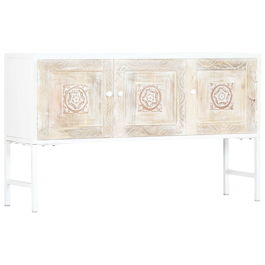 vidaXL sideskab 120 x 30 x 70 cm massivt mangotræ