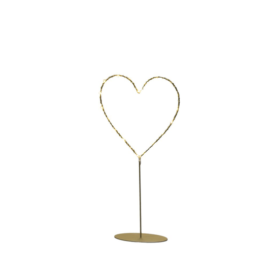 Metal heart (Messing / guld)