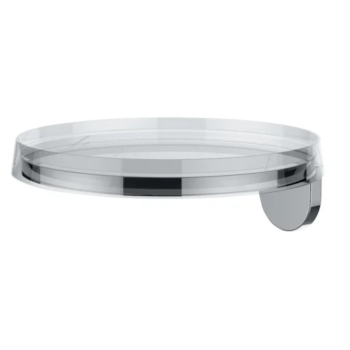 Kartell Laufen hylle t/veggmontering, krom