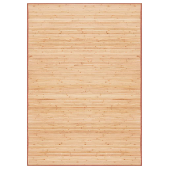 vidaXL bambustæppe 120 x 180 cm brun