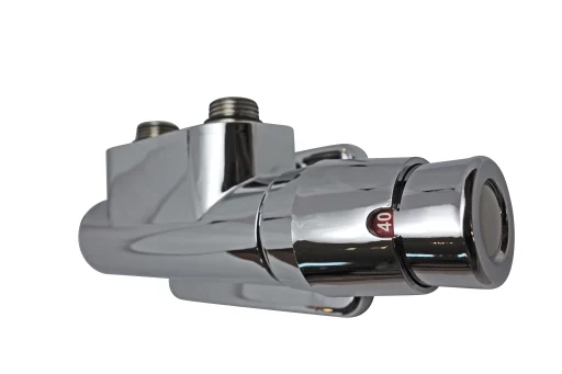 Kriss Twin returtermostat, venstre, krom