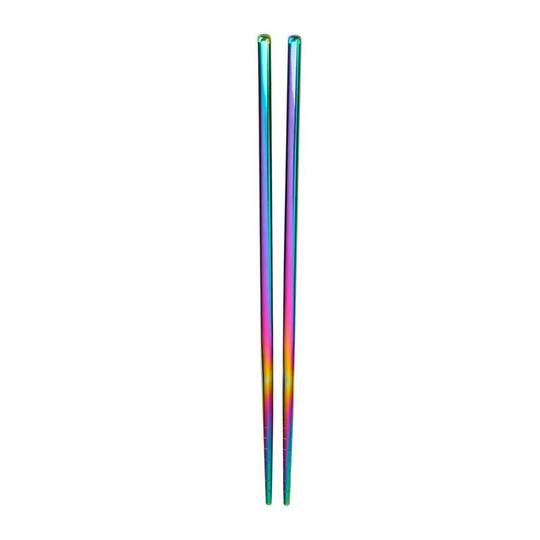 Spisepinde / Chopsticks i rustfrit stål - flerfarvet