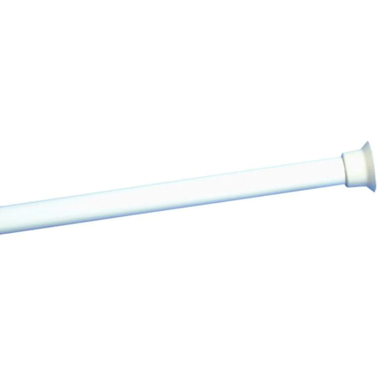 Duschy Dusjforhengstang 75-125cm Hvit