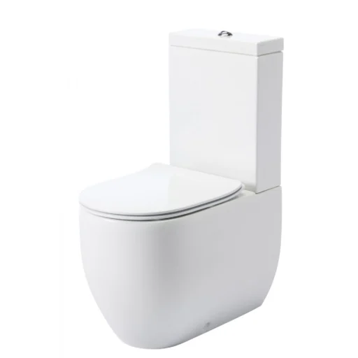 Lavabo Flo gulvstående toalett, matt hvit