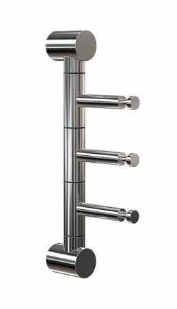 Frost Nova2 Knaggrekke x3, Justerbar, Krom