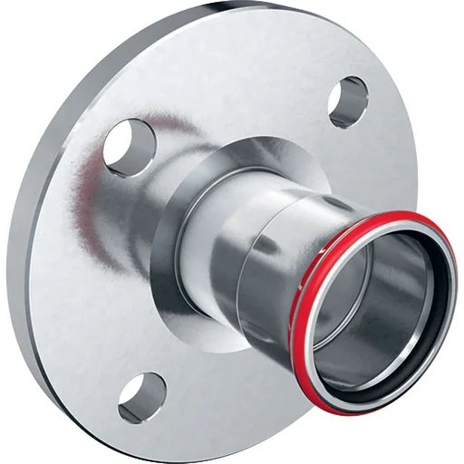 GEBERIT overgangsflens 42mm PN6/10 presmf stål el-galvanisert
