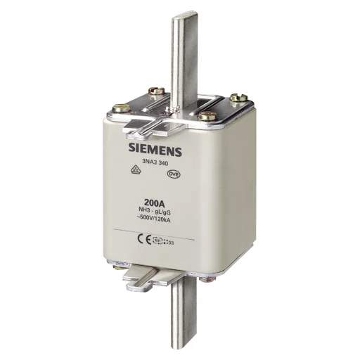 Sikring NH 3 250A Gl / Gg 500V 3NA3344