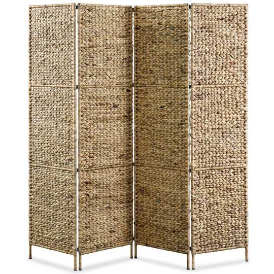 vidaXL 4-panelers rumdeler 154 x 160 cm vandhyacint