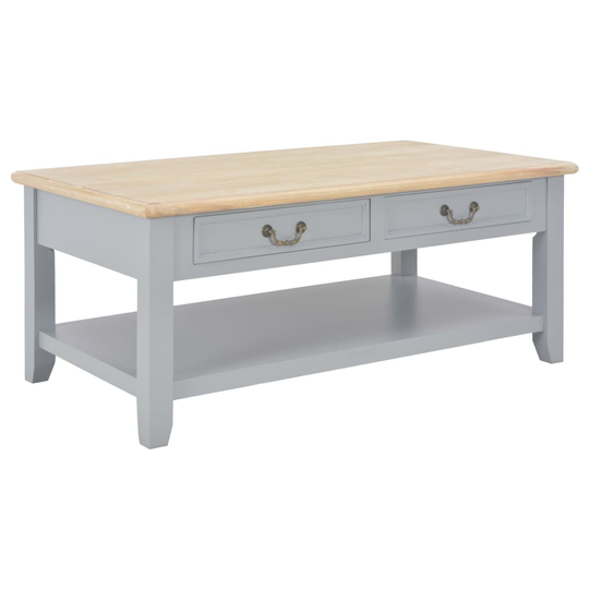 vidaXL sofabord 100 x 55 x 40 cm træ grå