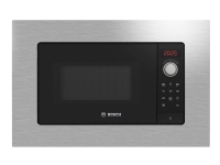 Bosch Serie | 2 BFL623MS3 - Mikrobølgeovn - til indbygning - 20 liter - 800 W - rustfrit stål