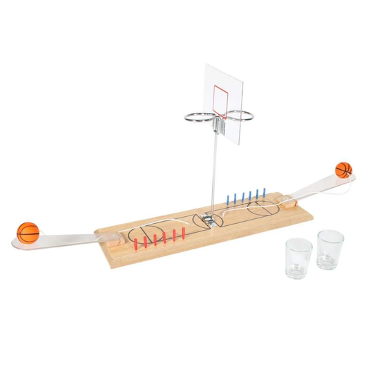 Drikkespil med 2 shotglas - Basketball