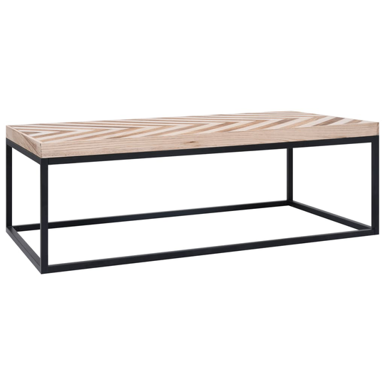 vidaXL sofabord 110 x 60 x 37 cm massivt træ