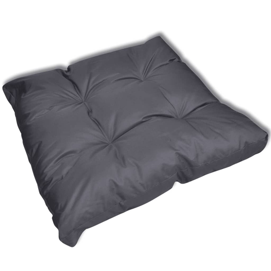 vidaXL sædehynde polstret grå 80x80x10 cm grå