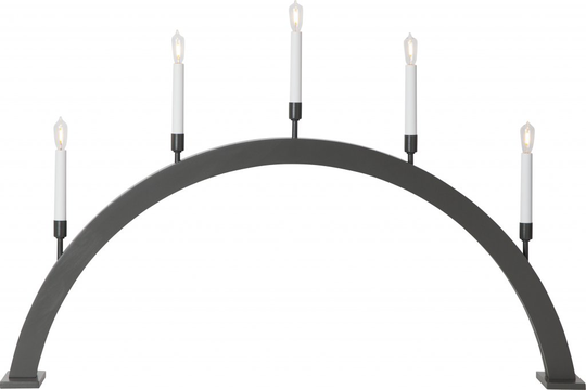 Storm candlestick (bow) (Grå)