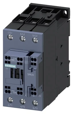 Kontaktor 40A 18,5KW 3P+1NO+1NC 230V AC fjærklemme 3RT2035-3AP00