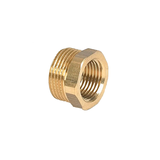 Høiax Messing Overgangsnippel 1"X3/4"