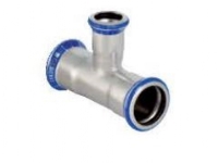 Geberit Mapress Edelstahl tee reduced 42 x 18 x 42mm (31217)