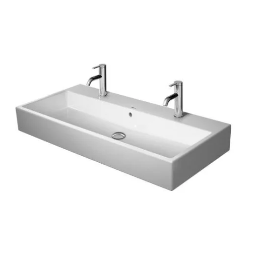 Duravit Vero Air Servant m/2 Tapphull & Overløp - 100x47 cm