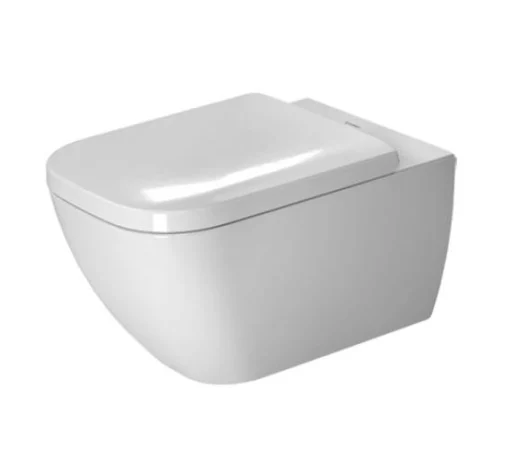 Duravit Happy D.2 Rimless vegghengt toalett m/skjult montering, hvit
