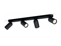 Philips myLiving Spot, Overflade spotlys, GU10, 4 pære(r ), LED, 220-240 V, Sort